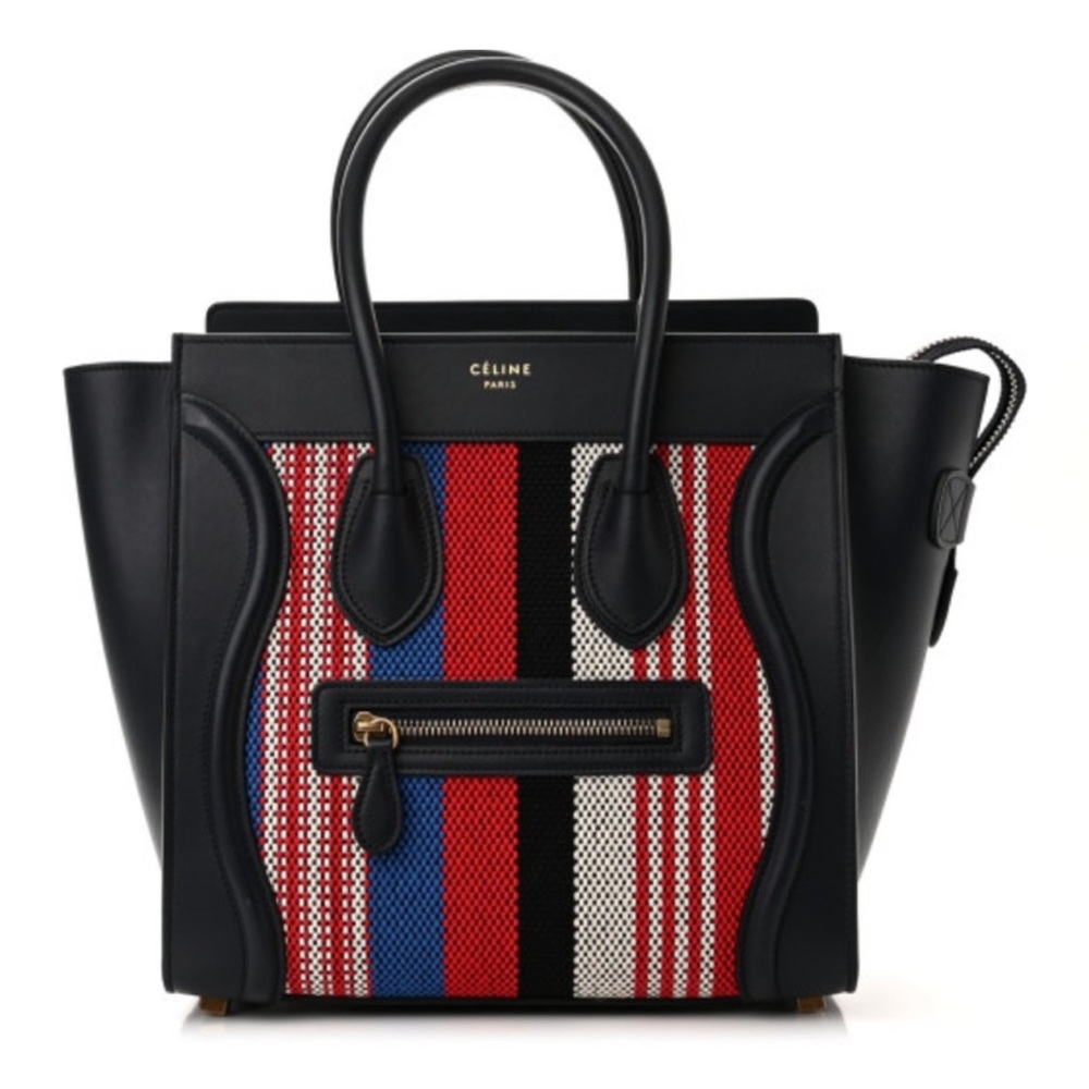 New Celine Calfskin Stripped luggage